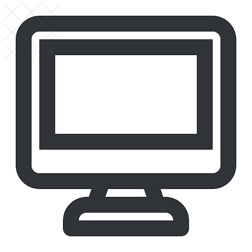 Computer, device, display, monitor, screen icon.