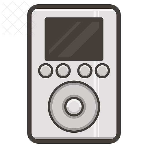 Classic, ipod, legacy, music, player icon.