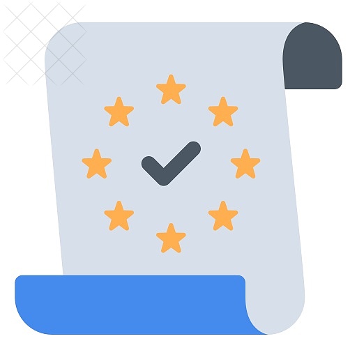 Compliance, eu, gdpr, law, protection icon.