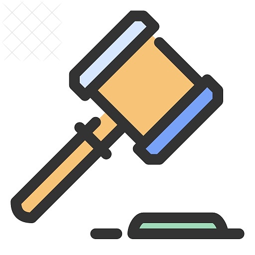 Gdpr, justice, law, legal, rules icon.