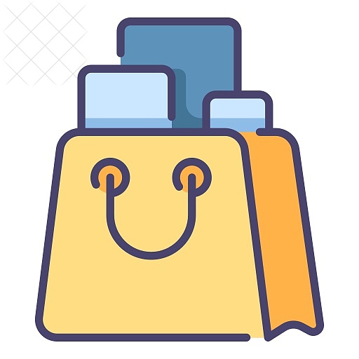 Bag, buy, empty, market, sale icon.