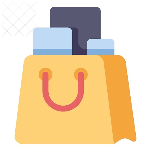 Bag, buy, empty, market, sale icon.