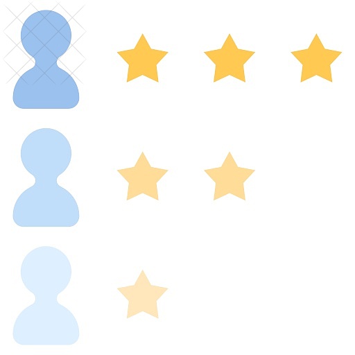 Business, quality, ranking, rate, rating icon.