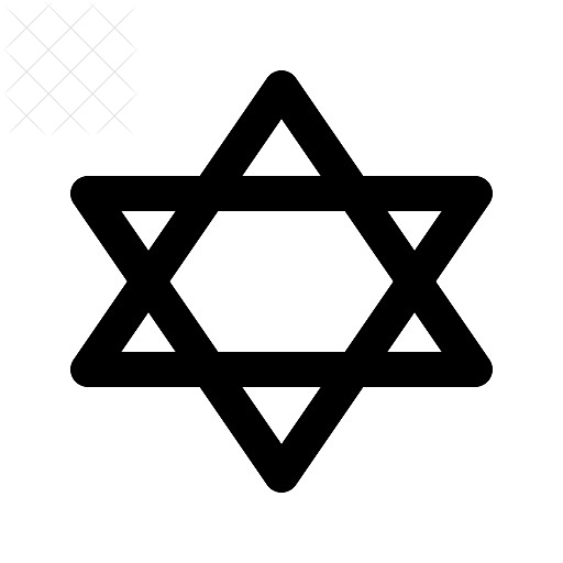 Israel, judaism icon.