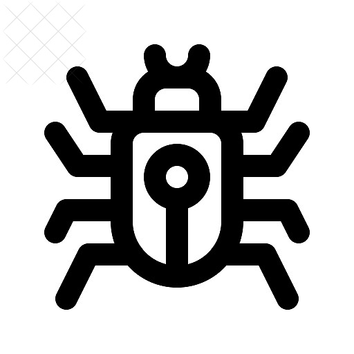 Insects, spider icon.