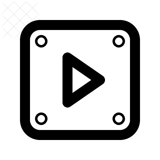 Play, video icon.