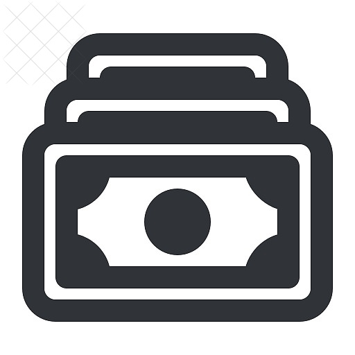 Cash, currency, money, payment icon.