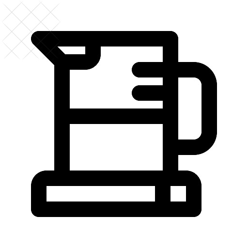 Coffee, kettle, tea icon.