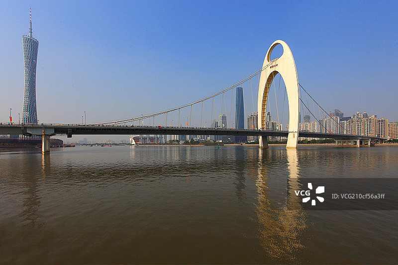 广州猎德大桥图片素材
