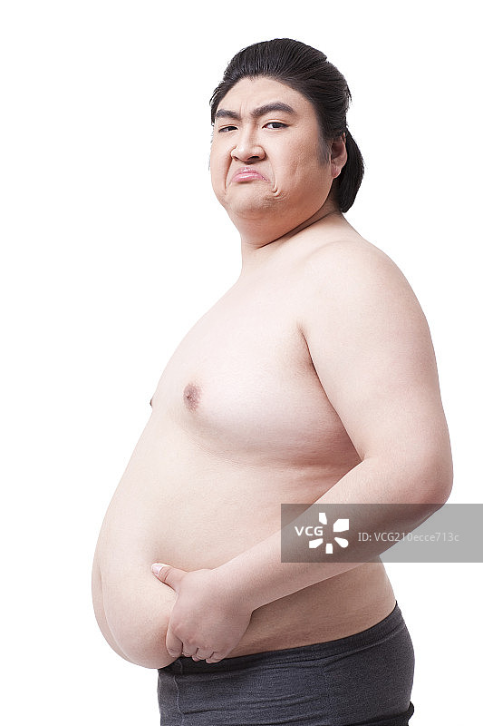 胖子和他的大肚腩图片素材