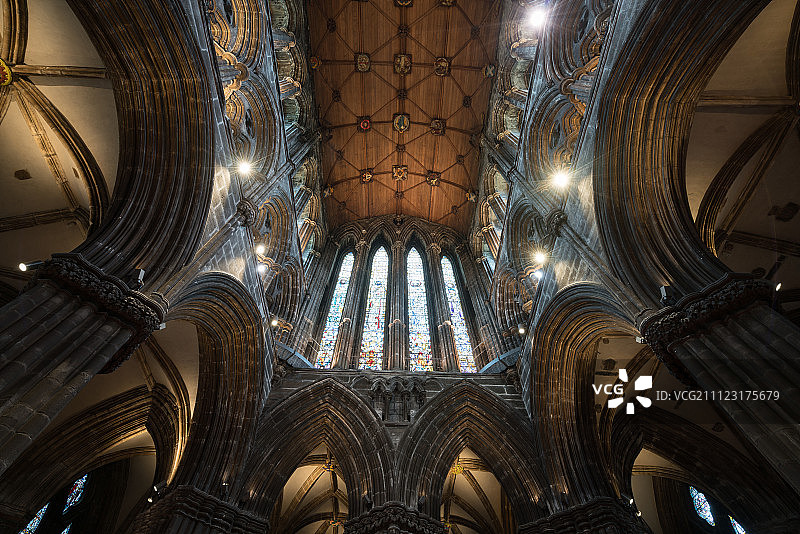 Glasgow Cathedral, Scotland图片素材