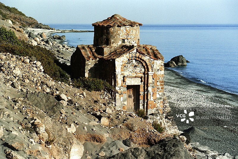阿吉欧斯·帕夫洛斯教堂遗址，希腊图片素材