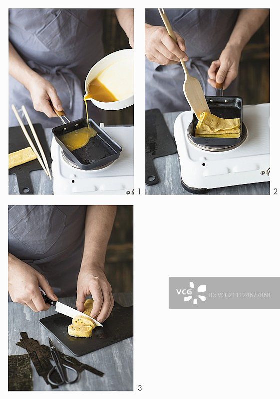 日式煎蛋(寿司煎蛋)图片素材