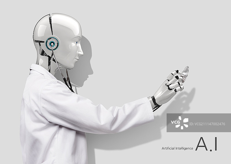 Ai, 3d，人工智能，第四次工业革命，机器人图片素材
