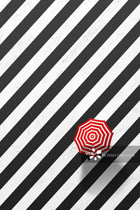 人行道 斑马线 雨伞 红色 安全 创意图片素材