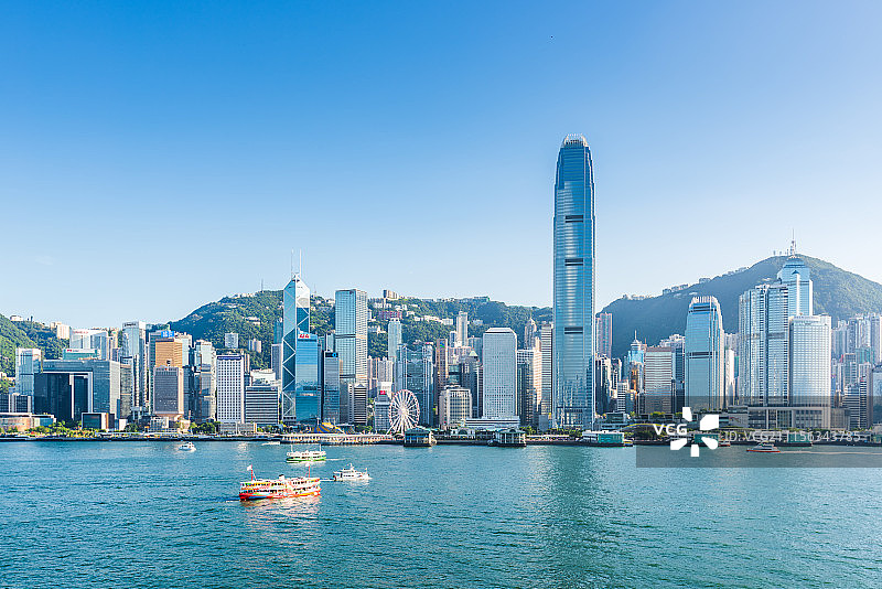 香港城市天际线图片素材