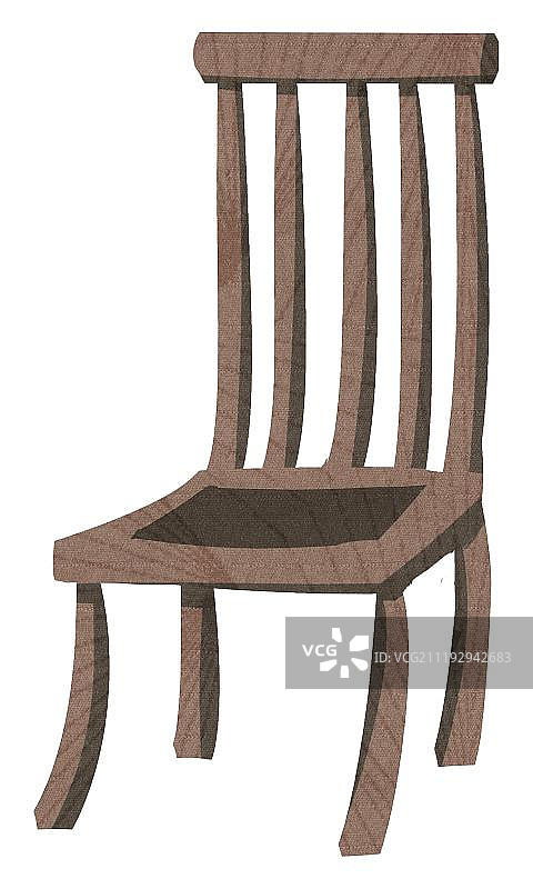 小清新木头椅子图片素材