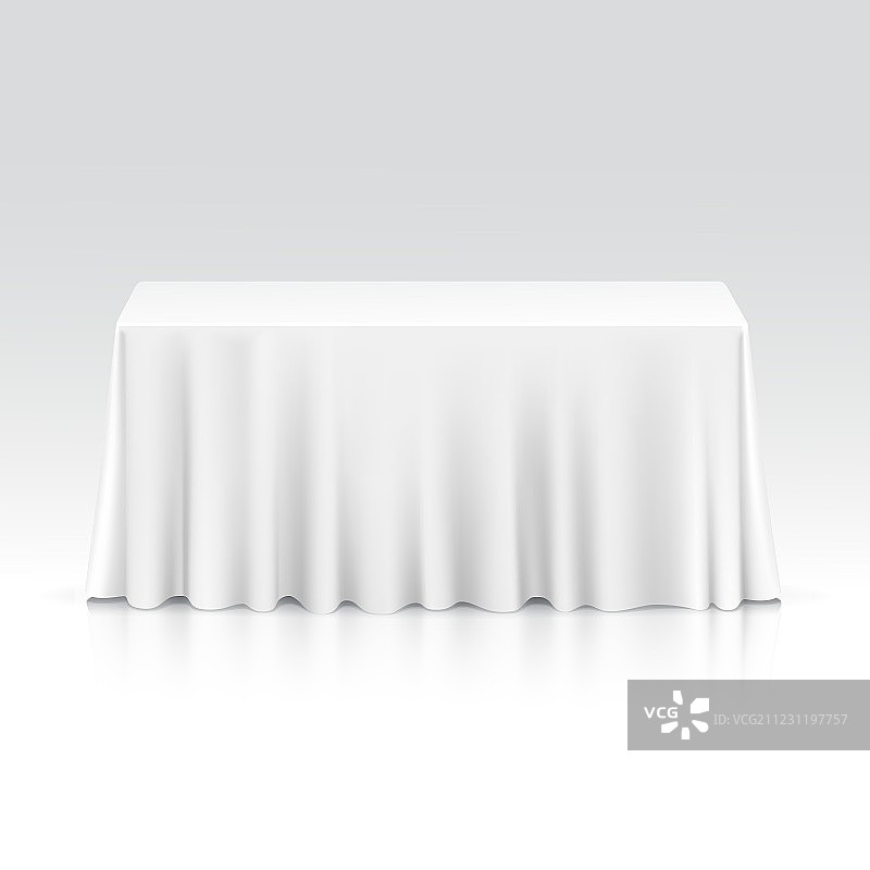 用桌布空出一张长方形的桌子图片素材