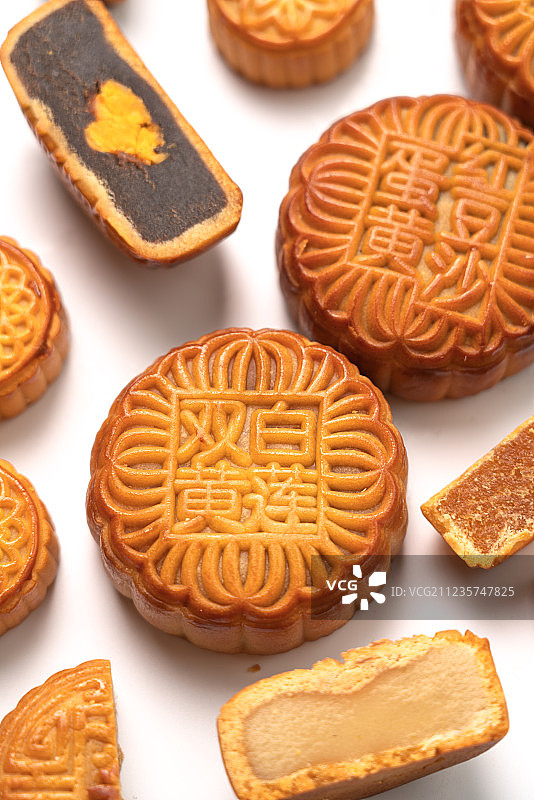 中秋节的月饼图片素材