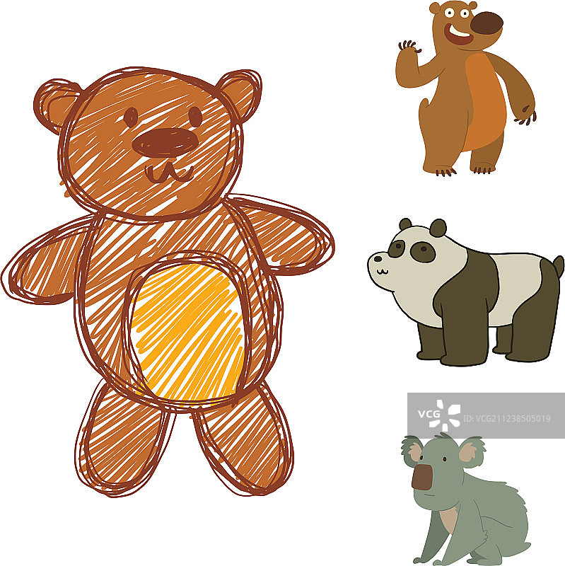 熊，动物，哺乳动物，泰迪，灰熊，有趣图片素材