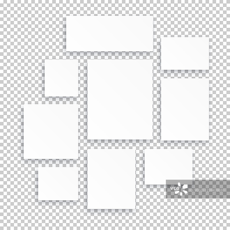 空白白色3d纸画布或相框图片素材