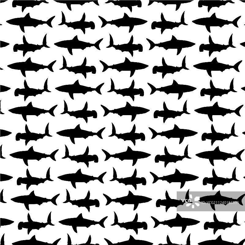 鲨鱼模式图片素材