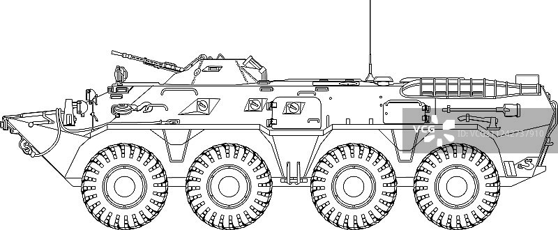 装甲车画法简单图片