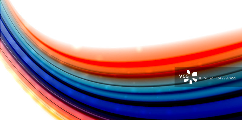 抽象流动运动波液体颜色混合图片素材