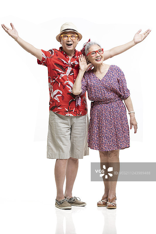 快乐的老年夫妇图片素材