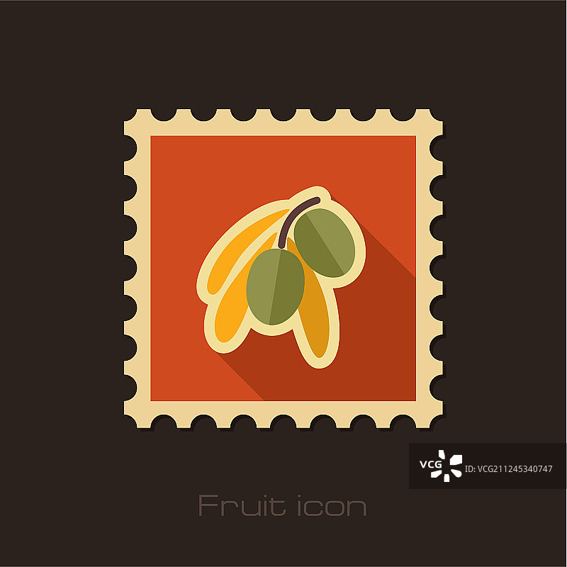 橄榄扁邮票热带水果图片素材