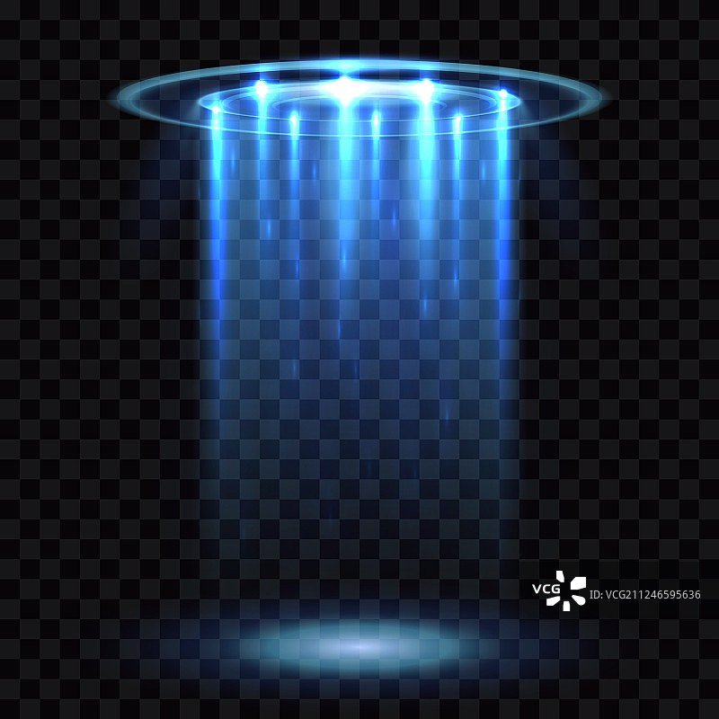 UFO光束外星人未来宇宙飞船图片素材
