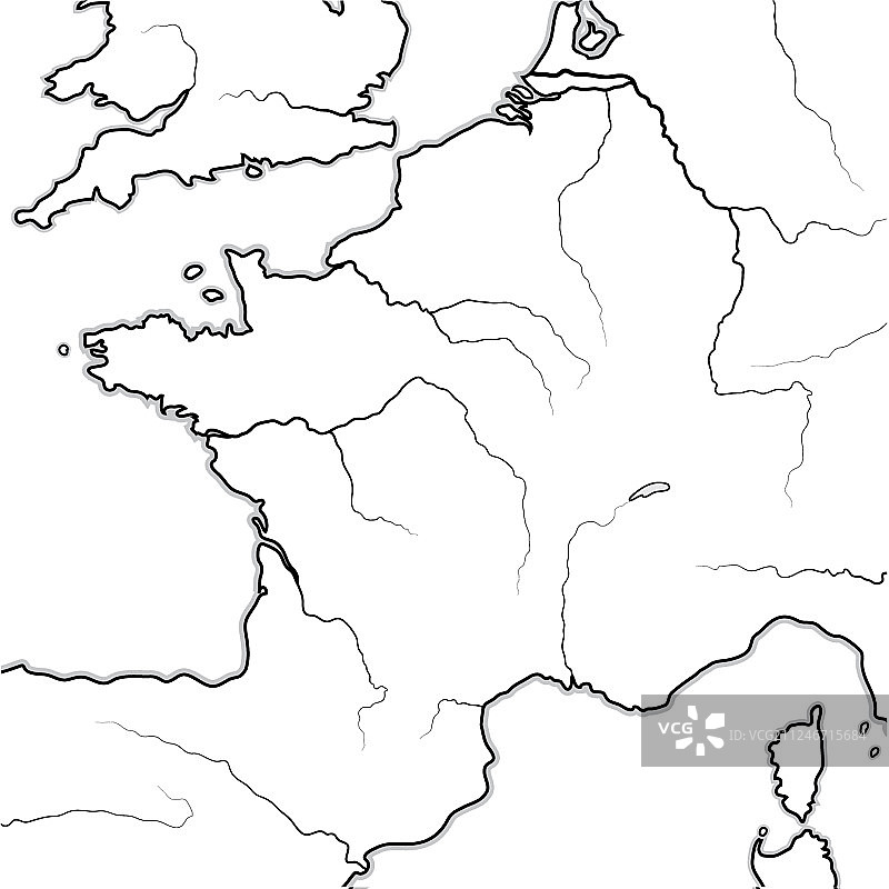绘制法国的土地，法国的普罗旺斯图片素材