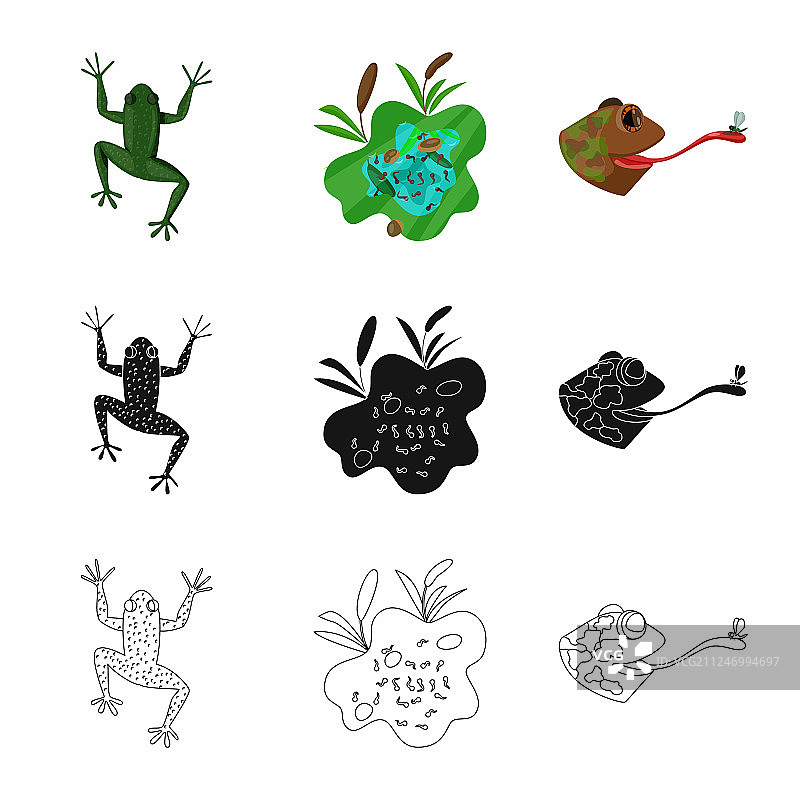 野生动物和沼泽的象征图片素材
