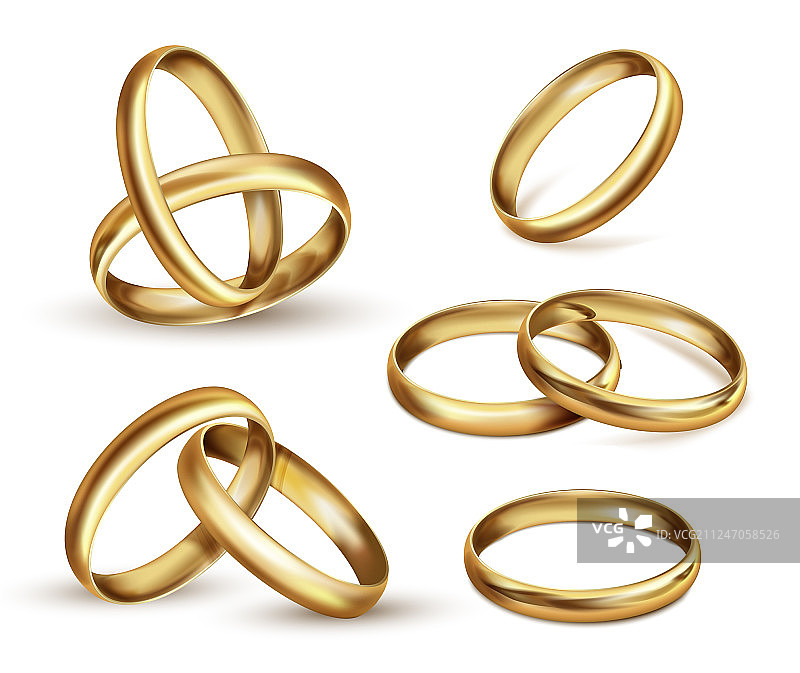 金婚戒是结婚仪式的礼物象征图片素材