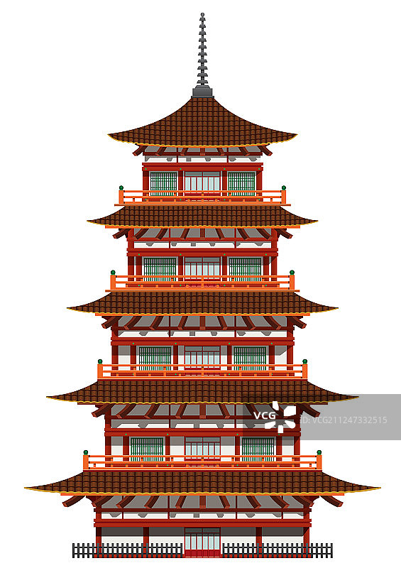 日本宝塔建筑图片素材