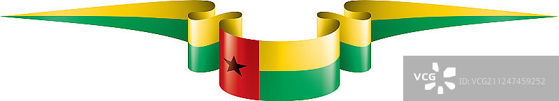 几内亚比绍国旗上有白色图片素材
