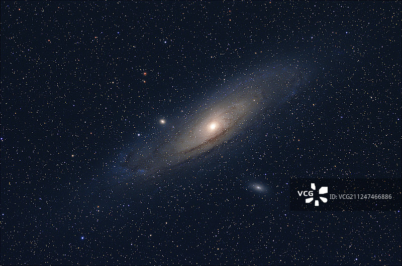 太空中的M31仙女星系图片素材