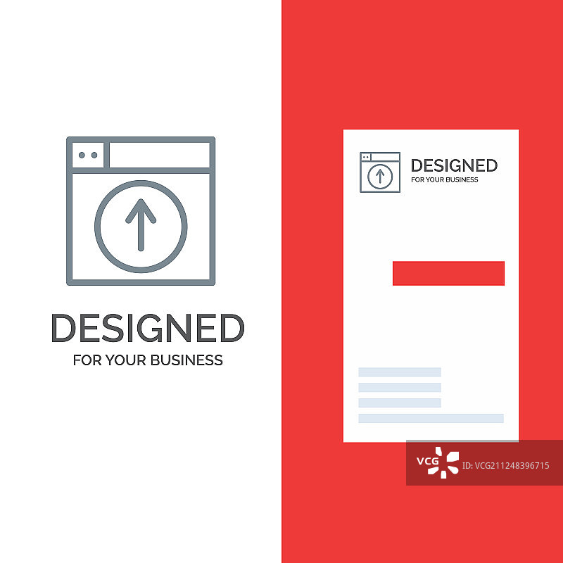 上传网页设计应用程序灰色logo设计图片素材