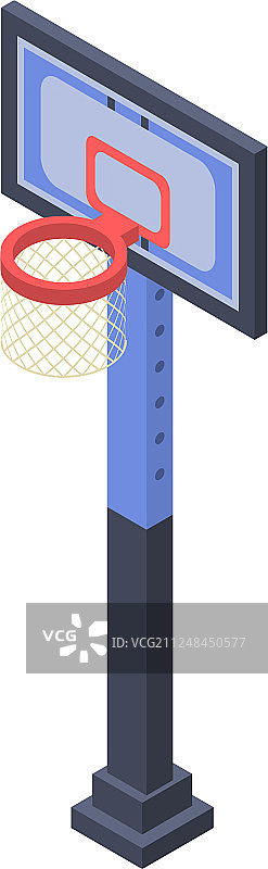 篮球塔图标等距风格图片素材