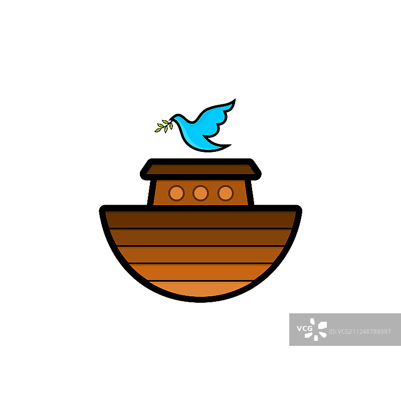 圣经中的诺亚方舟标志图片素材
