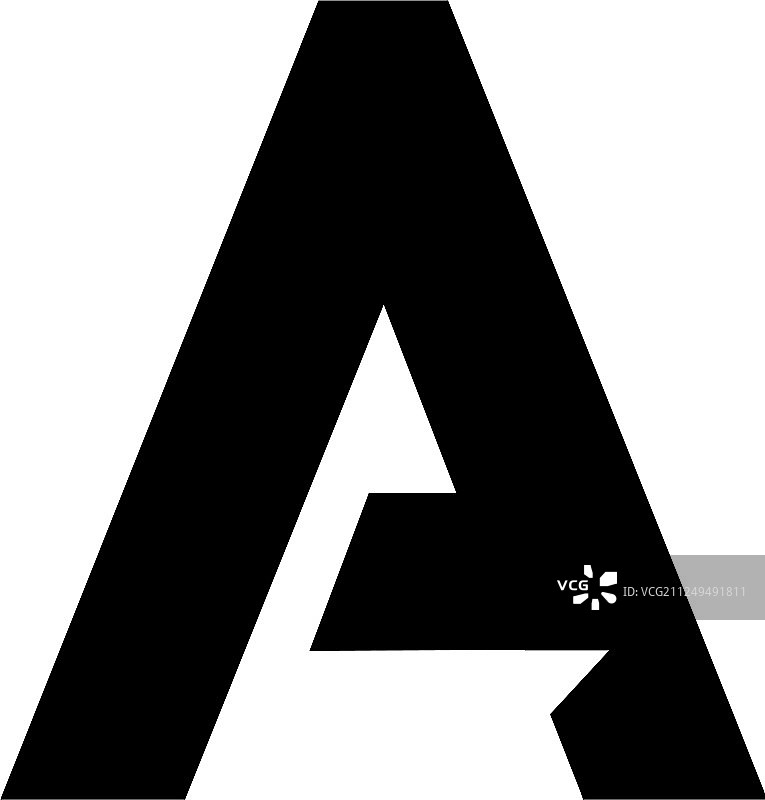 字母三角形标志图片素材