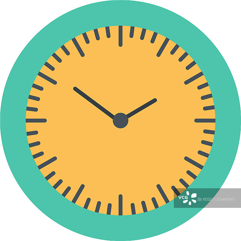 时间手表分钟计时器平面彩色图标图标图片素材