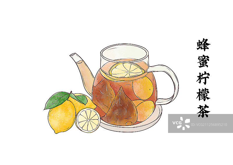 蜂蜜柠檬茶图片素材