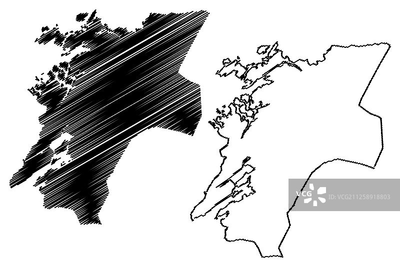 nord-trondelag地图图片素材