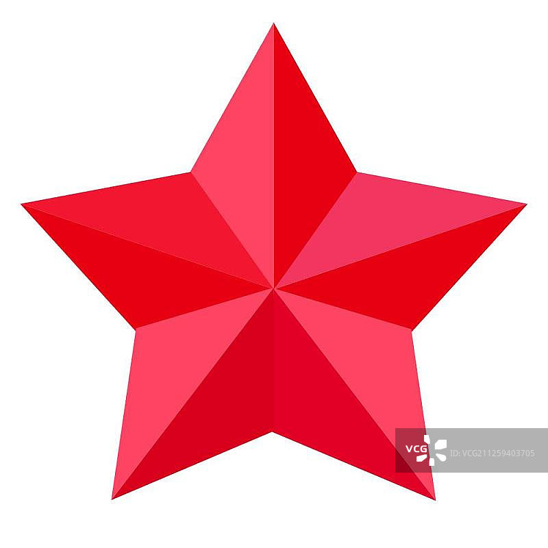 红色五角星图片素材