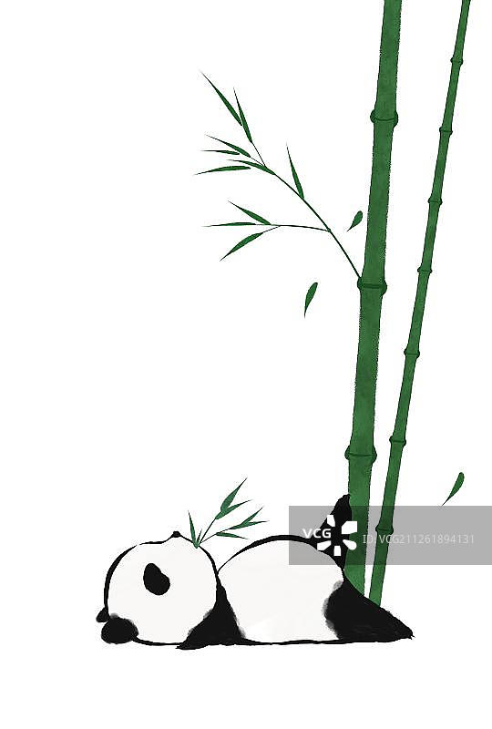熊猫竹子图片素材