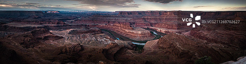 峡谷全景，摩押，犹他州，美国图片素材
