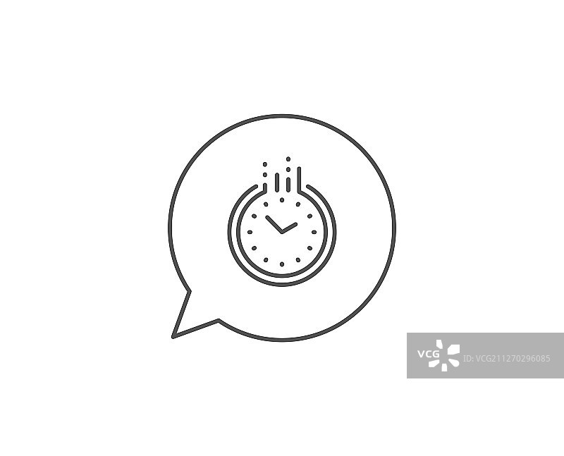 时间管理线图标时钟标志手表图片素材