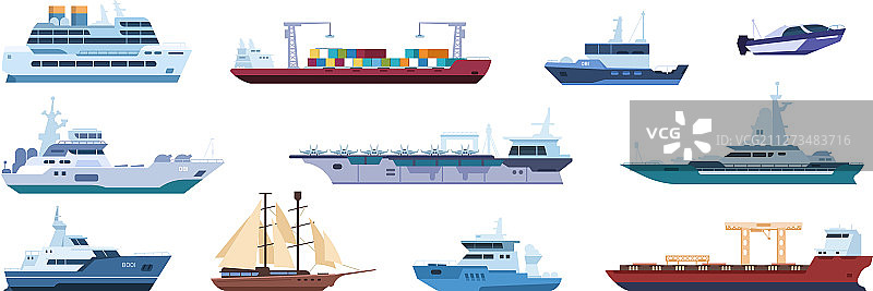 平底船，远洋船，帆船，游艇和图片素材