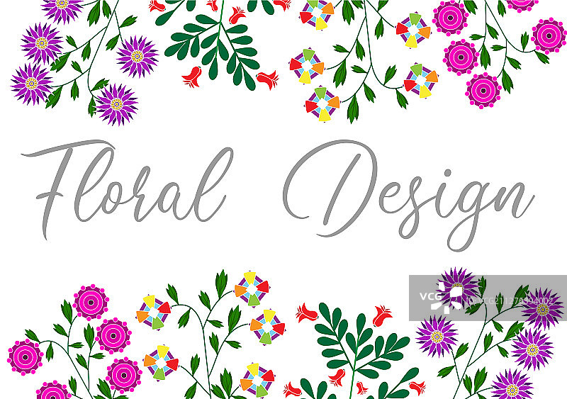 花卉图案为您的设计花卉模板图片素材